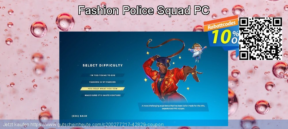 Fashion Police Squad PC Exzellent Nachlass Bildschirmfoto