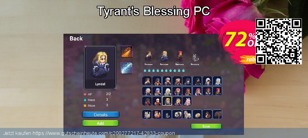 Tyrant&#039;s Blessing PC umwerfende Verkaufsförderung Bildschirmfoto