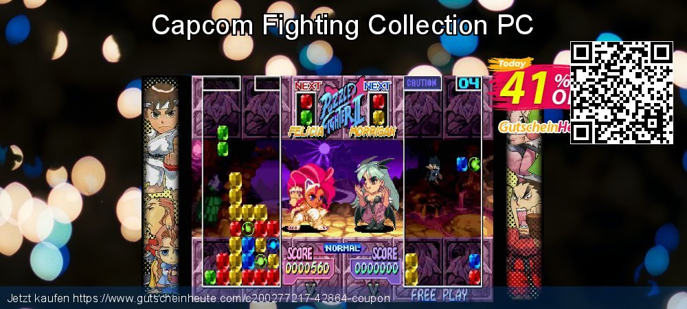 Capcom Fighting Collection PC umwerfende Diskont Bildschirmfoto