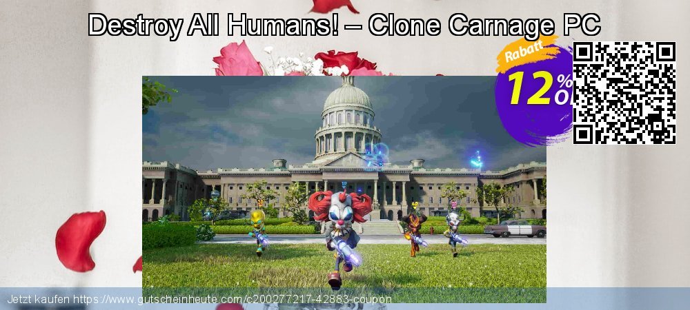 Destroy All Humans! – Clone Carnage PC super Disagio Bildschirmfoto