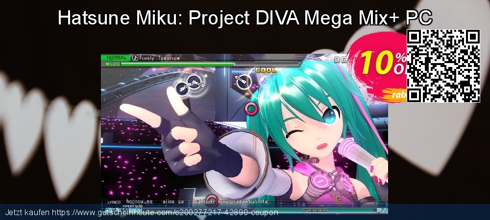 Hatsune Miku: Project DIVA Mega Mix+ PC toll Beförderung Bildschirmfoto