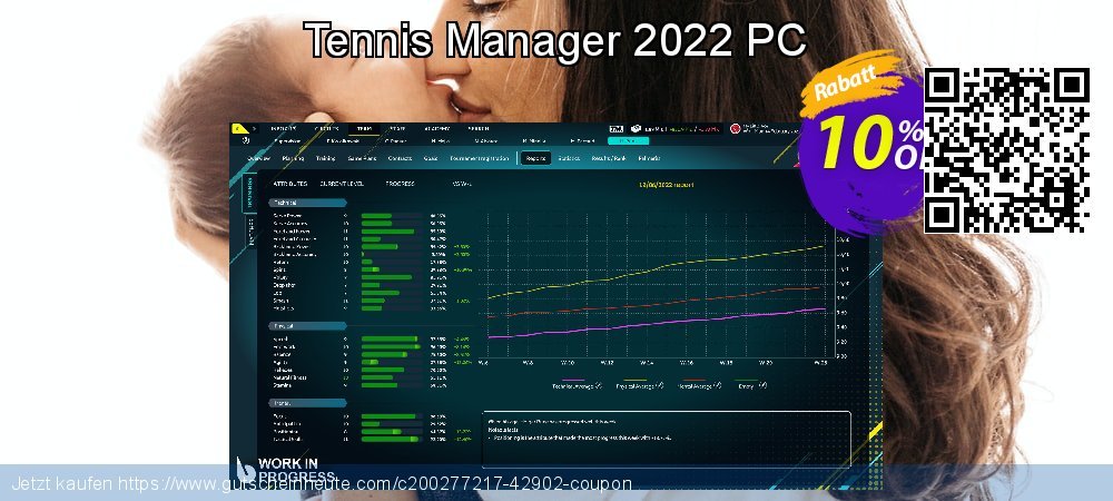 Tennis Manager 2022 PC exklusiv Ausverkauf Bildschirmfoto
