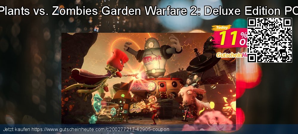 Plants vs. Zombies Garden Warfare 2: Deluxe Edition PC ausschließenden Preisnachlass Bildschirmfoto