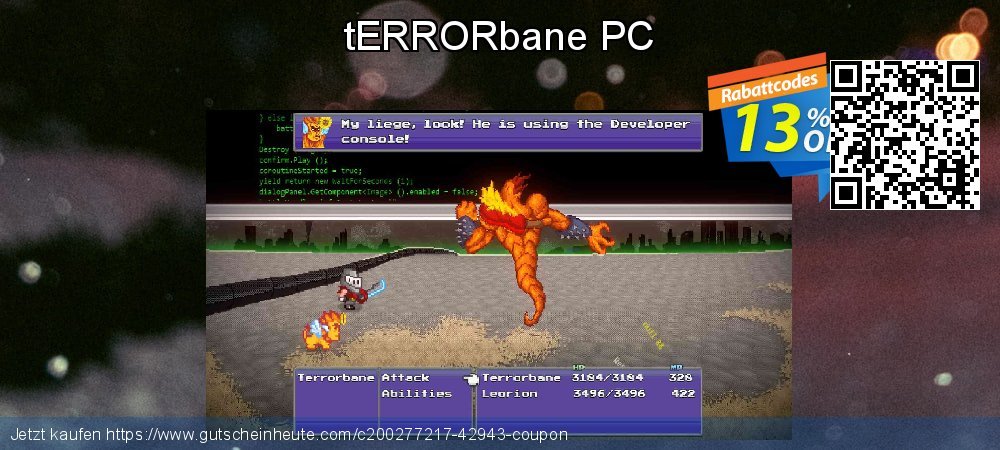 tERRORbane PC wunderbar Rabatt Bildschirmfoto
