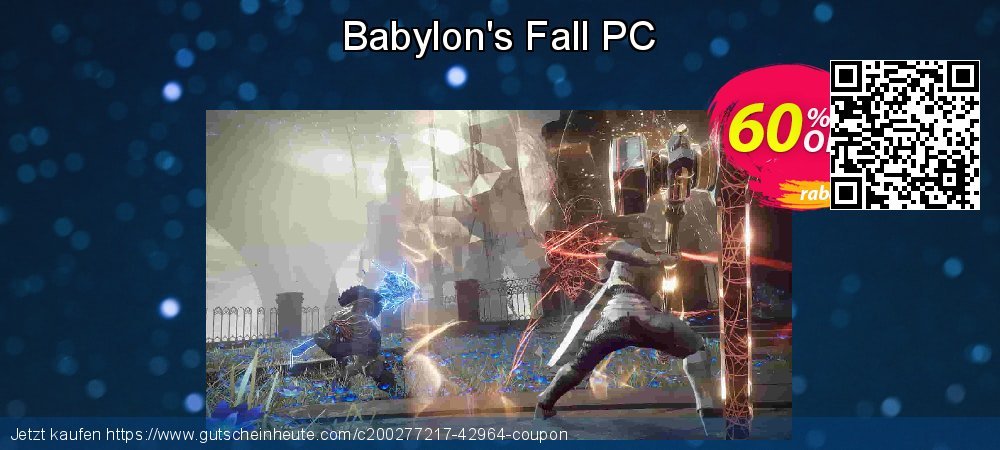 Babylon&#039;s Fall PC exklusiv Promotionsangebot Bildschirmfoto