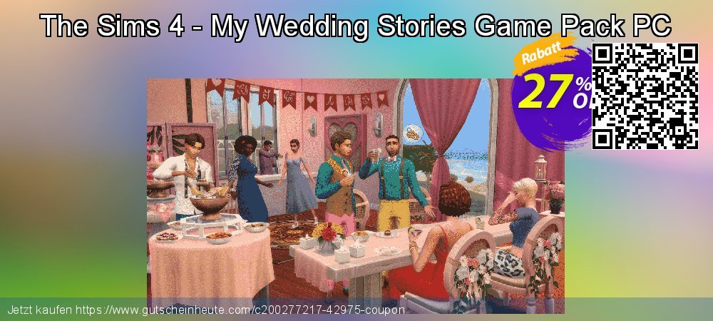 The Sims 4 - My Wedding Stories Game Pack PC atemberaubend Beförderung Bildschirmfoto