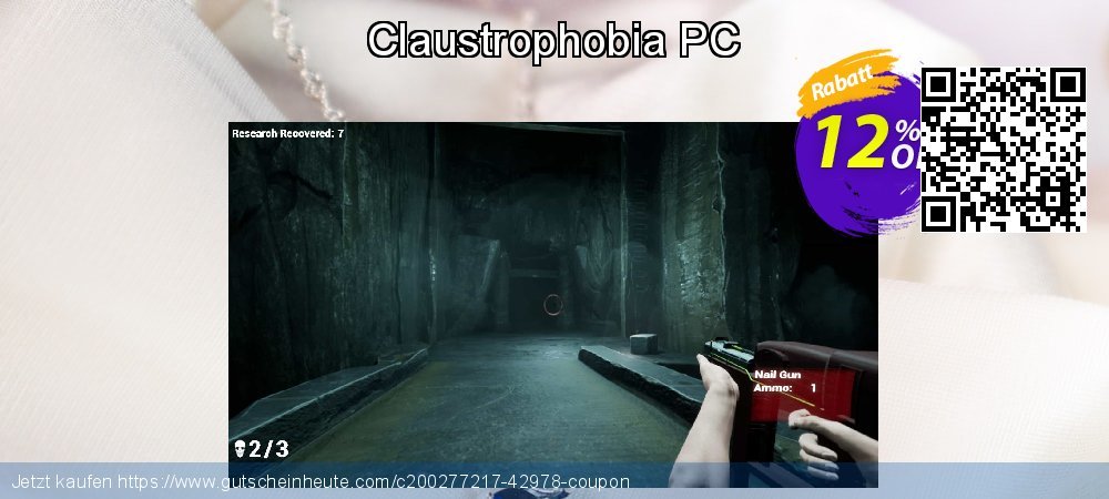 Claustrophobia PC verblüffend Ermäßigungen Bildschirmfoto