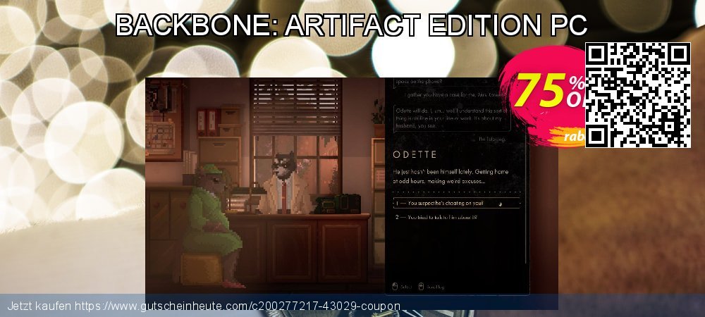 BACKBONE: ARTIFACT EDITION PC ausschließenden Ermäßigungen Bildschirmfoto