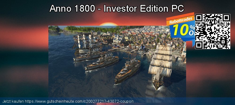 Anno 1800 - Investor Edition PC wundervoll Ausverkauf Bildschirmfoto