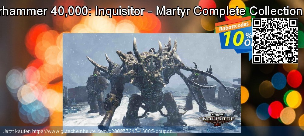 Warhammer 40,000: Inquisitor - Martyr Complete Collection PC genial Diskont Bildschirmfoto