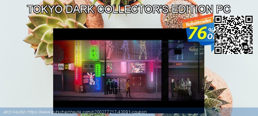 TOKYO DARK COLLECTOR&#039;S EDITION PC ausschließenden Preisreduzierung Bildschirmfoto