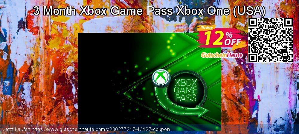 3 Month Xbox Game Pass Xbox One - USA  fantastisch Förderung Bildschirmfoto