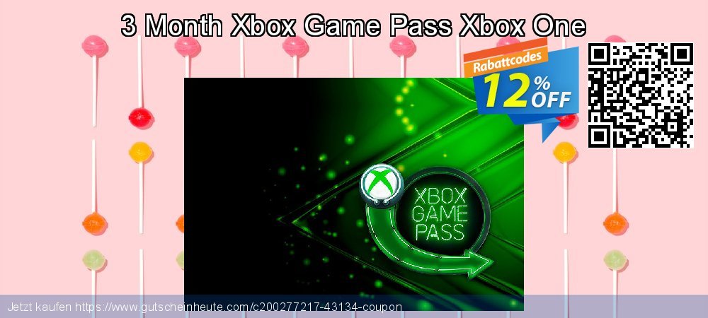 3 Month Xbox Game Pass Xbox One wundervoll Promotionsangebot Bildschirmfoto