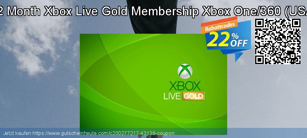 12 Month Xbox Live Gold Membership Xbox One/360 - USA  formidable Diskont Bildschirmfoto