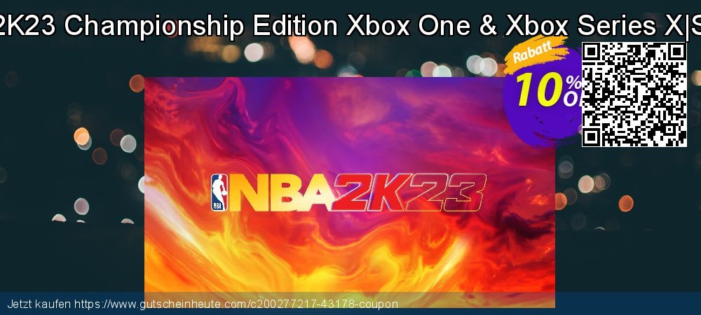 NBA 2K23 Championship Edition Xbox One & Xbox Series X|S - US  genial Förderung Bildschirmfoto