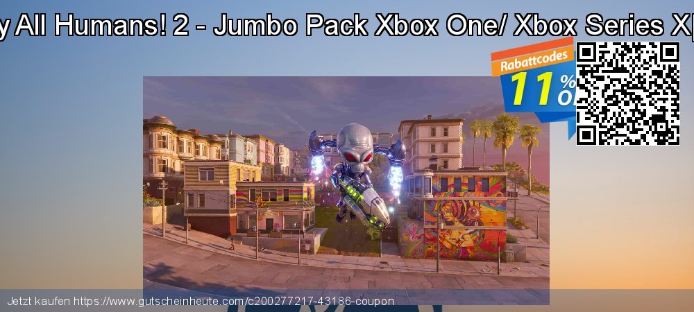 Destroy All Humans! 2 - Jumbo Pack Xbox One/ Xbox Series X|S - US  Sonderangebote Nachlass Bildschirmfoto
