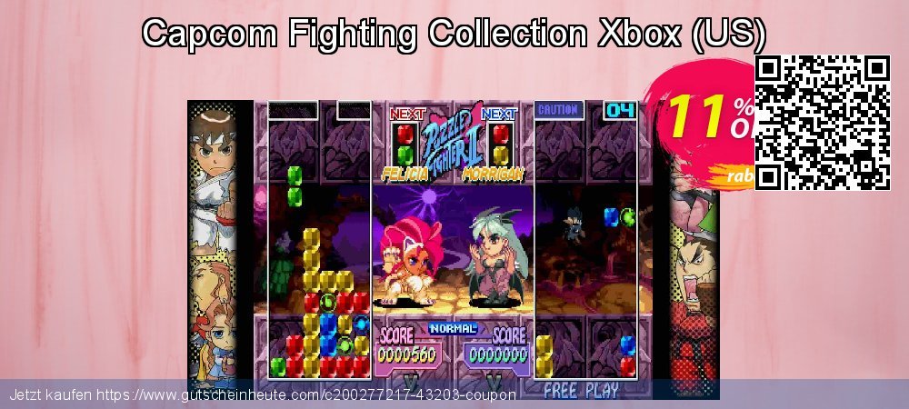 Capcom Fighting Collection Xbox - US  faszinierende Nachlass Bildschirmfoto