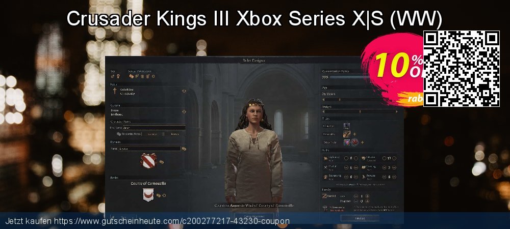 Crusader Kings III Xbox Series X|S - WW  verwunderlich Beförderung Bildschirmfoto