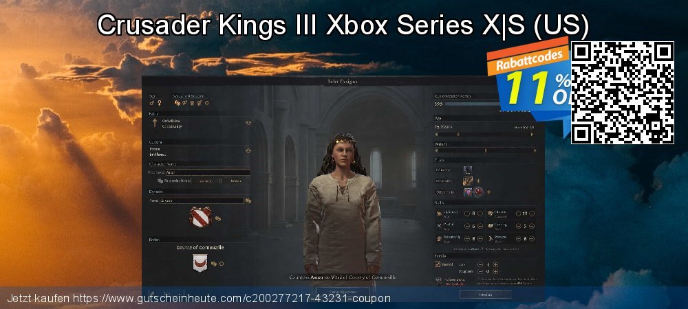 Crusader Kings III Xbox Series X|S - US  toll Sale Aktionen Bildschirmfoto