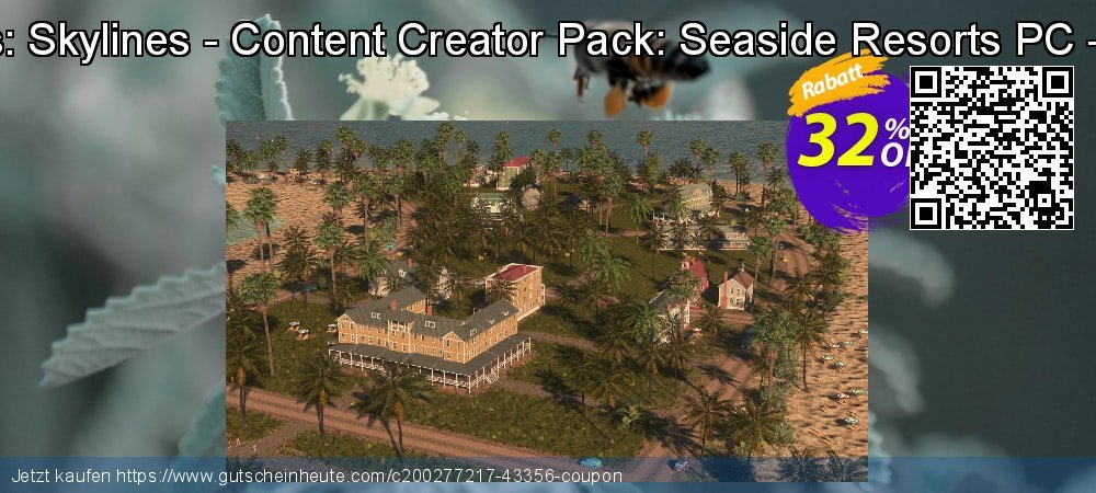 Cities: Skylines - Content Creator Pack: Seaside Resorts PC - DLC Exzellent Nachlass Bildschirmfoto