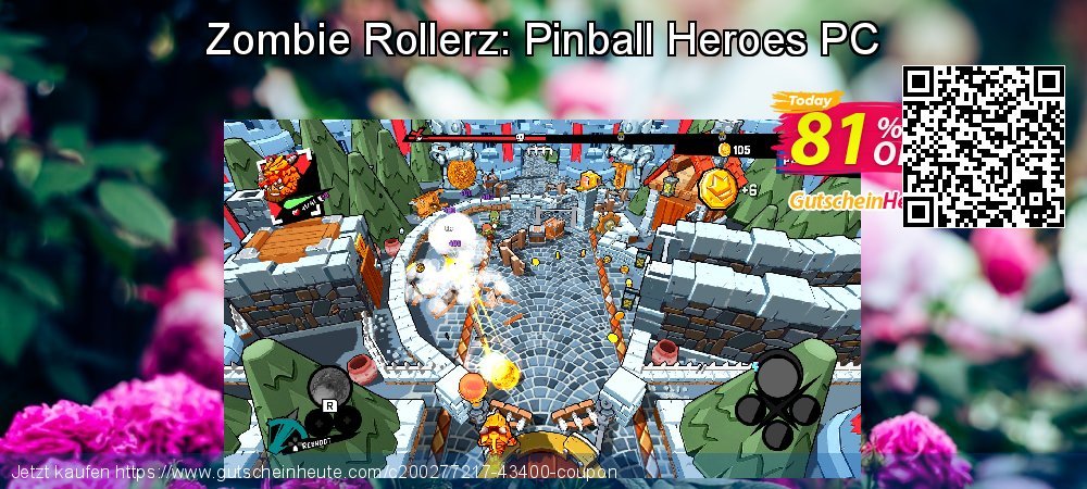 Zombie Rollerz: Pinball Heroes PC ausschließlich Beförderung Bildschirmfoto