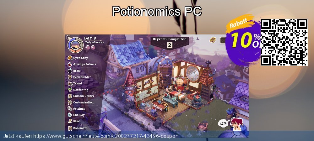 Potionomics PC Sonderangebote Verkaufsförderung Bildschirmfoto