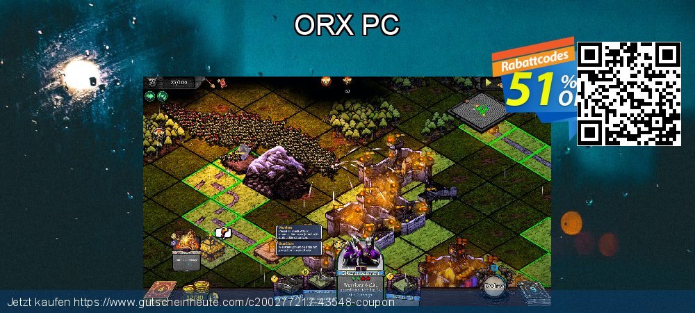 ORX PC geniale Ausverkauf Bildschirmfoto