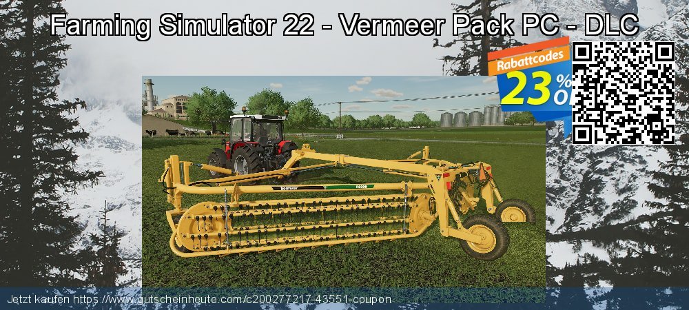 Farming Simulator 22 - Vermeer Pack PC - DLC spitze Preisnachlass Bildschirmfoto