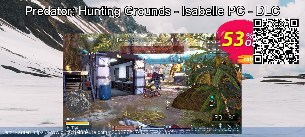 Predator: Hunting Grounds - Isabelle PC - DLC genial Diskont Bildschirmfoto