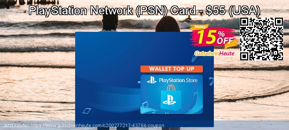 PlayStation Network - PSN Card - $55 - USA  verblüffend Disagio Bildschirmfoto