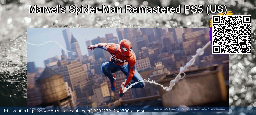 Marvel&#039;s Spider-Man Remastered PS5 - US  Exzellent Förderung Bildschirmfoto
