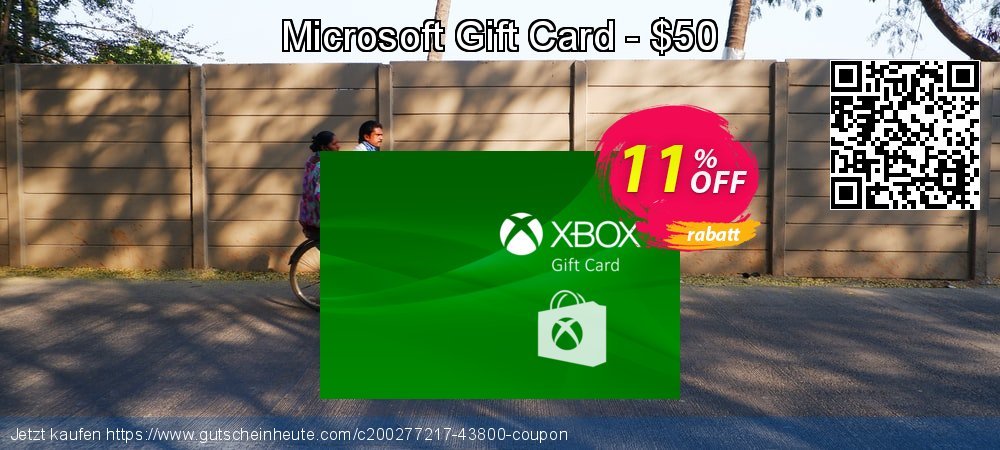 Microsoft Gift Card - $50 klasse Ermäßigung Bildschirmfoto