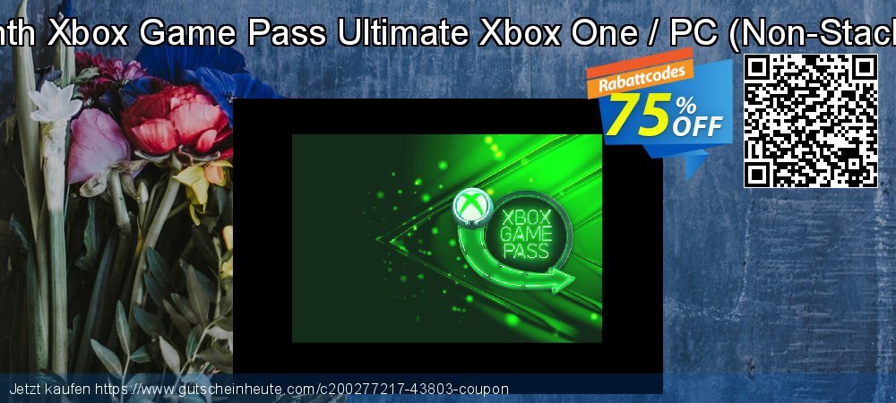 1 Month Xbox Game Pass Ultimate Xbox One / PC - Non-Stackable  ausschließlich Ausverkauf Bildschirmfoto