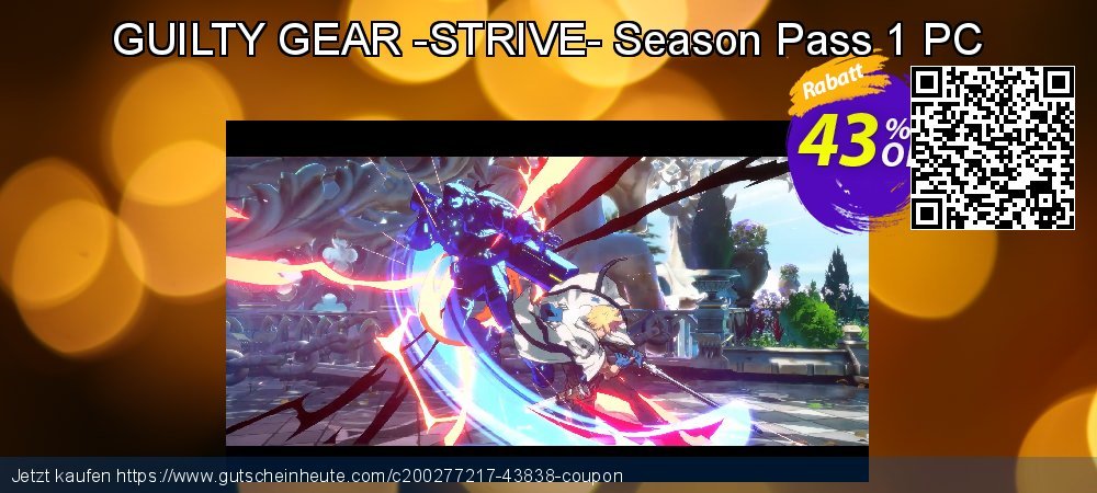 GUILTY GEAR -STRIVE- Season Pass 1 PC erstaunlich Außendienst-Promotions Bildschirmfoto