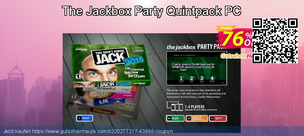 The Jackbox Party Quintpack PC verblüffend Preisnachlässe Bildschirmfoto