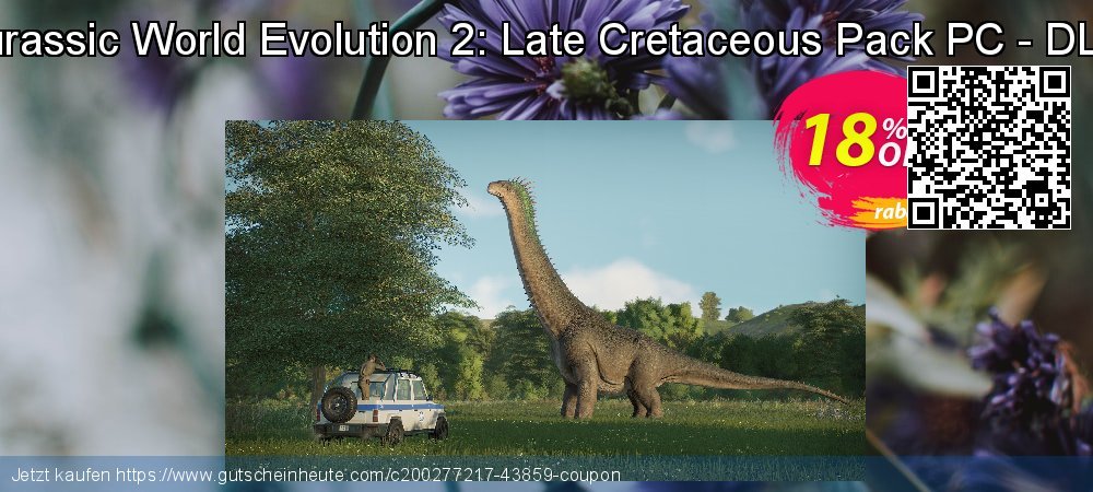 Jurassic World Evolution 2: Late Cretaceous Pack PC - DLC aufregende Beförderung Bildschirmfoto