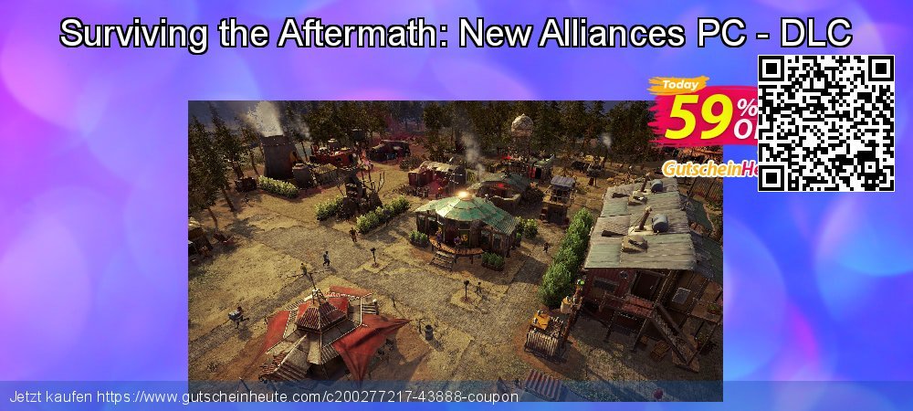 Surviving the Aftermath: New Alliances PC - DLC umwerfenden Ausverkauf Bildschirmfoto