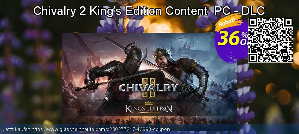 Chivalry 2 King&#039;s Edition Content  PC - DLC klasse Beförderung Bildschirmfoto
