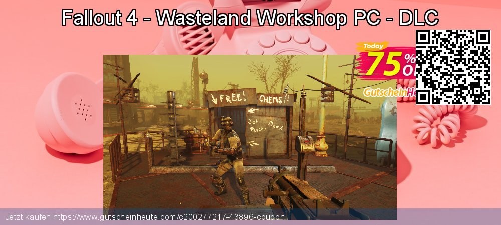 Fallout 4 - Wasteland Workshop PC - DLC ausschließlich Ermäßigungen Bildschirmfoto