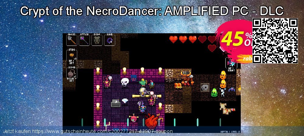Crypt of the NecroDancer: AMPLIFIED PC - DLC wunderschön Preisreduzierung Bildschirmfoto