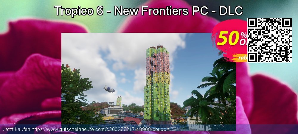 Tropico 6 - New Frontiers PC - DLC verblüffend Preisnachlass Bildschirmfoto