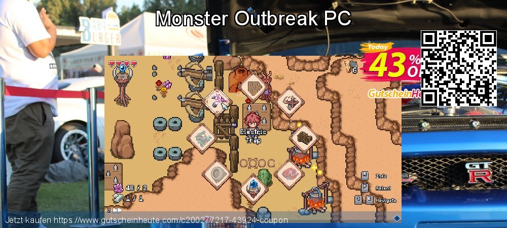 Monster Outbreak PC klasse Preisreduzierung Bildschirmfoto