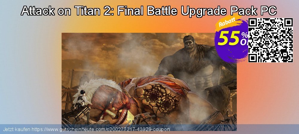 Attack on Titan 2: Final Battle Upgrade Pack PC besten Rabatt Bildschirmfoto