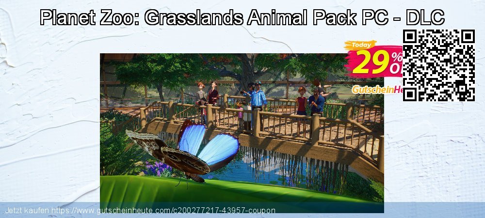 Planet Zoo: Grasslands Animal Pack PC - DLC uneingeschränkt Außendienst-Promotions Bildschirmfoto