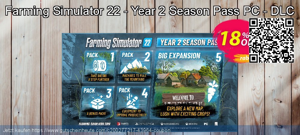 Farming Simulator 22 - Year 2 Season Pass PC - DLC fantastisch Ermäßigungen Bildschirmfoto