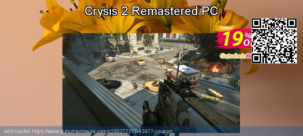 Crysis 2 Remastered PC beeindruckend Förderung Bildschirmfoto