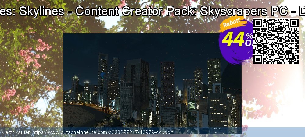 Cities: Skylines - Content Creator Pack: Skyscrapers PC - DLC aufregenden Sale Aktionen Bildschirmfoto
