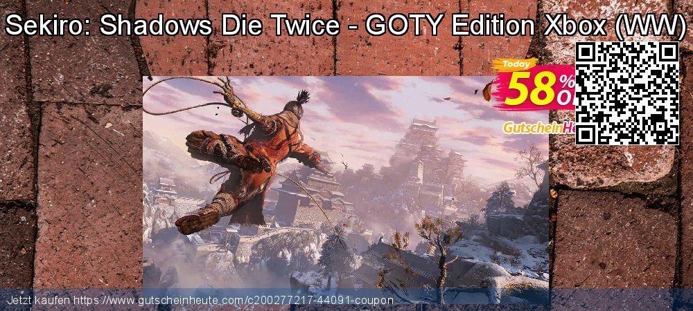 Sekiro: Shadows Die Twice - GOTY Edition Xbox - WW  atemberaubend Verkaufsförderung Bildschirmfoto