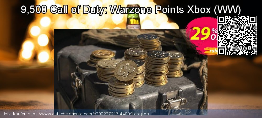 9,500 Call of Duty: Warzone Points Xbox - WW  toll Rabatt Bildschirmfoto