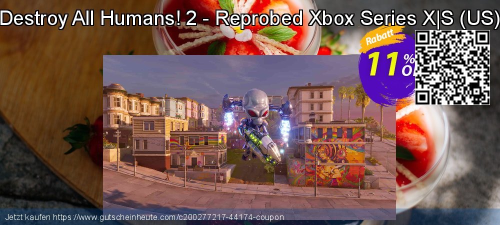 Destroy All Humans! 2 - Reprobed Xbox Series X|S - US  uneingeschränkt Ermäßigung Bildschirmfoto
